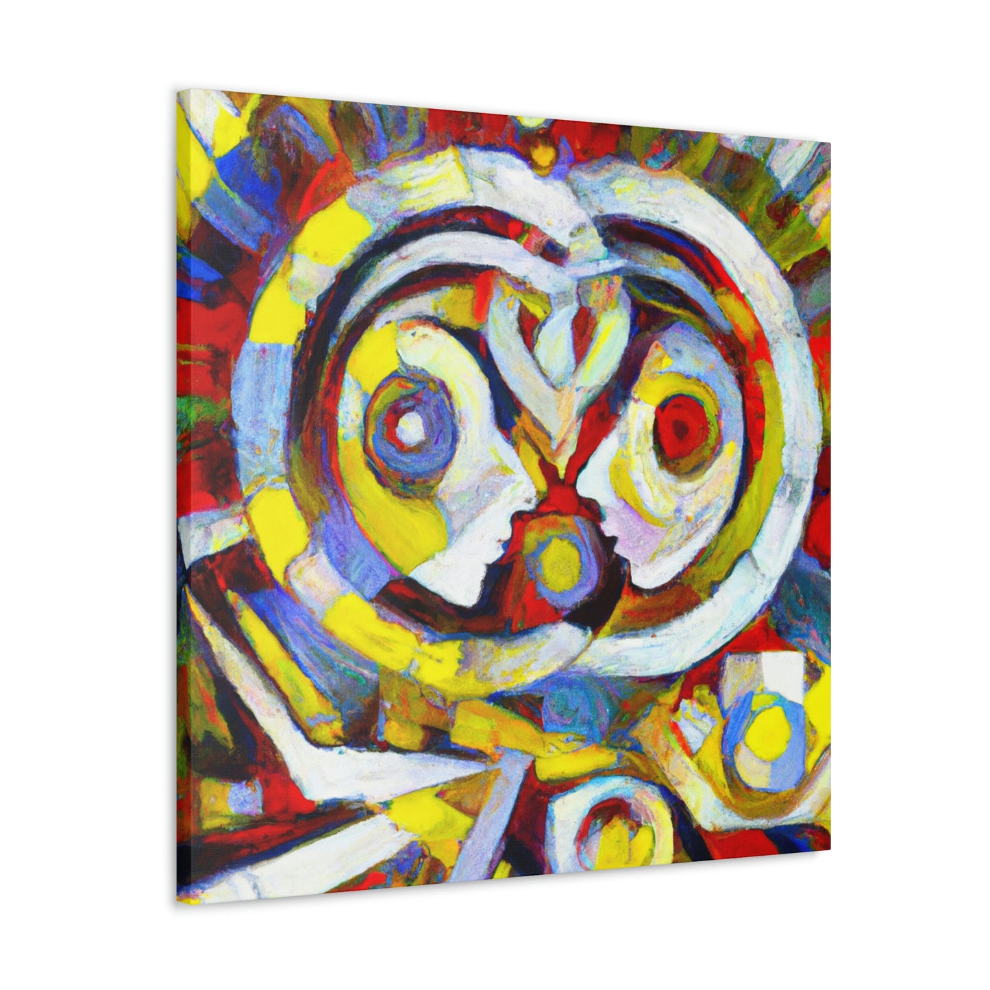 "Love's Celestial Embrace" - Canvas