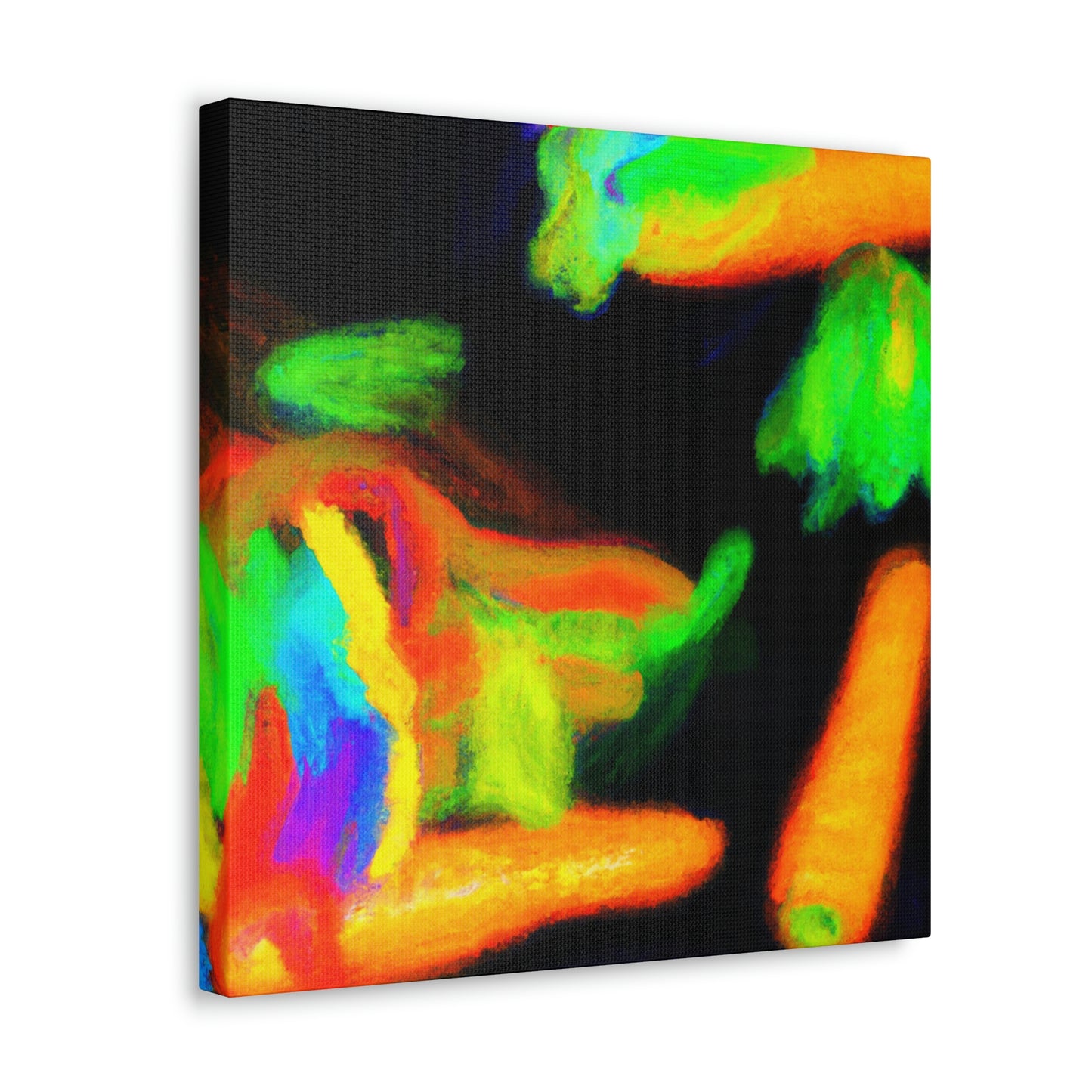 'Carrot Color Explosion' - Canvas