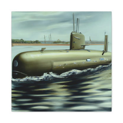 "Depth of Submarine Life" - Canvas