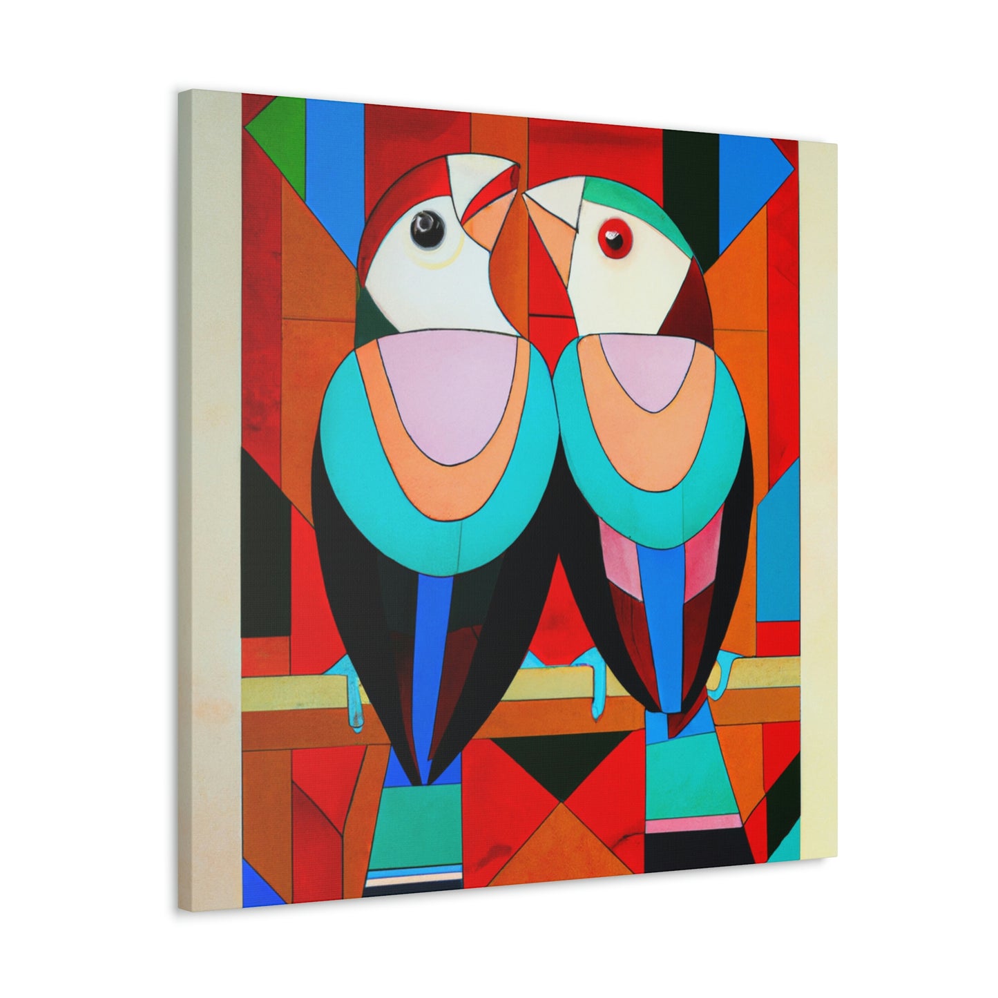 Lover's Art Deco Dance - Canvas