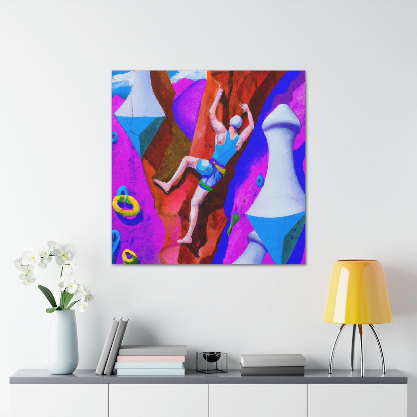 Rock Climbing Dreamscape - Canvas