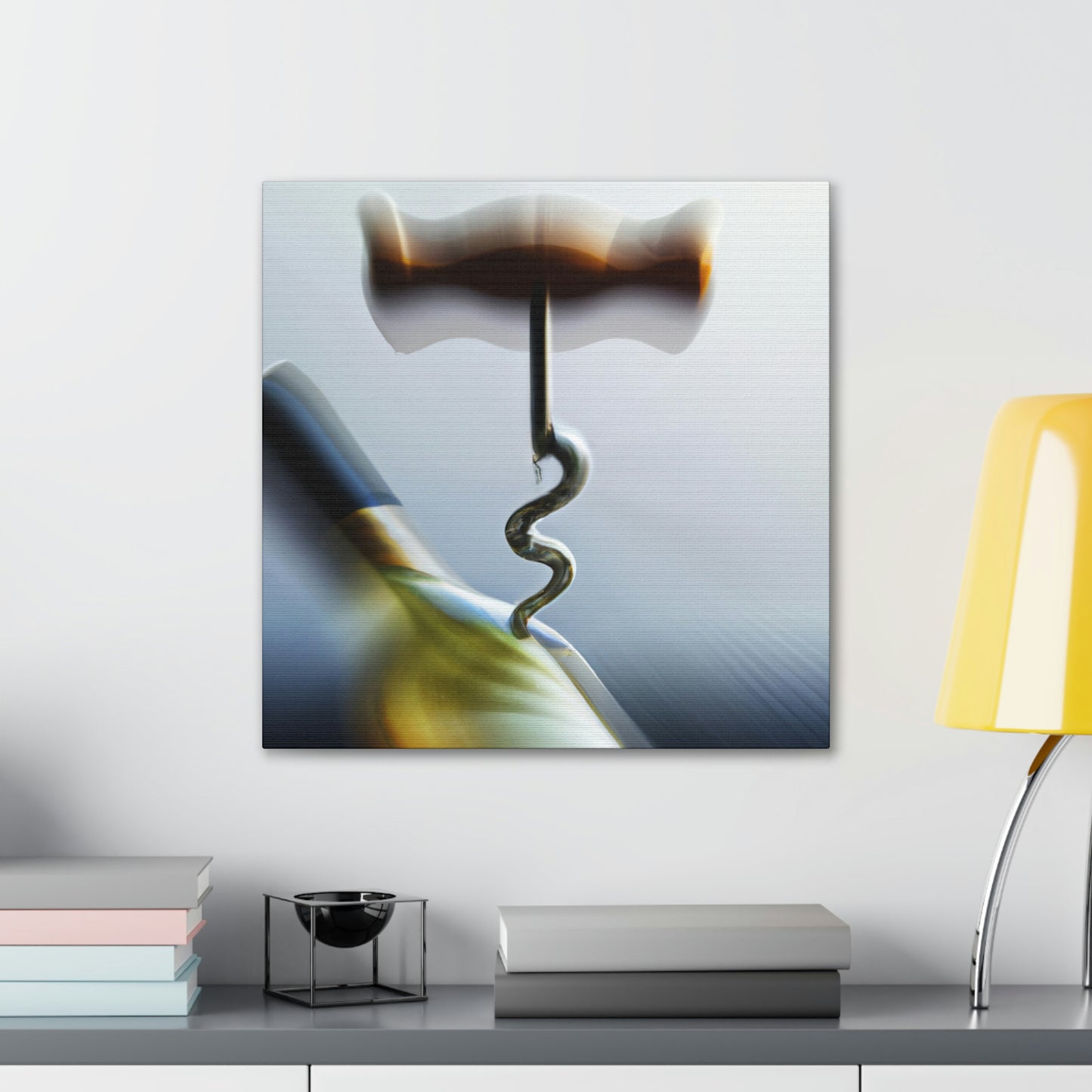 "Corkscrew in Abstract Art" - Canvas