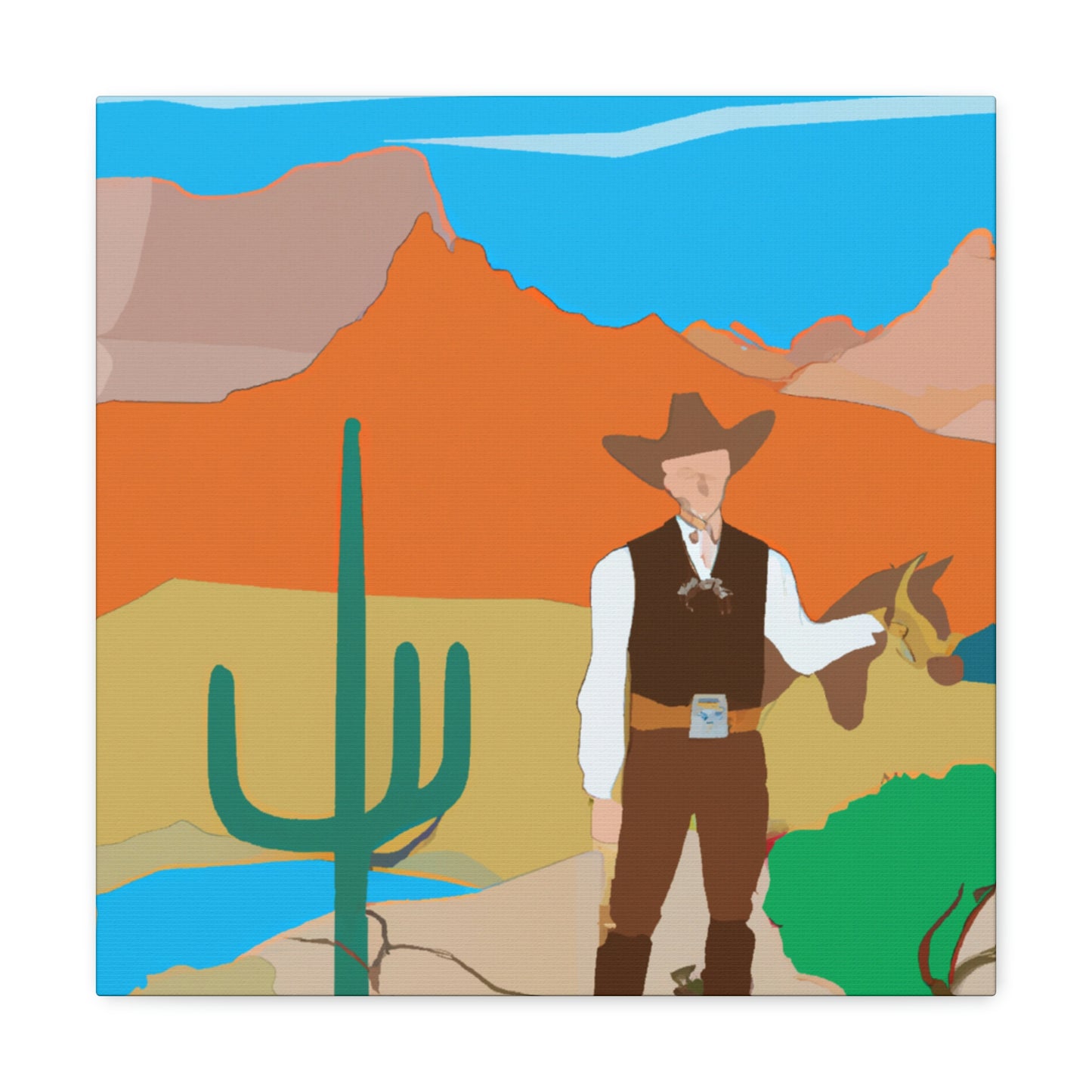 Ranch Hand Reverie - Canvas