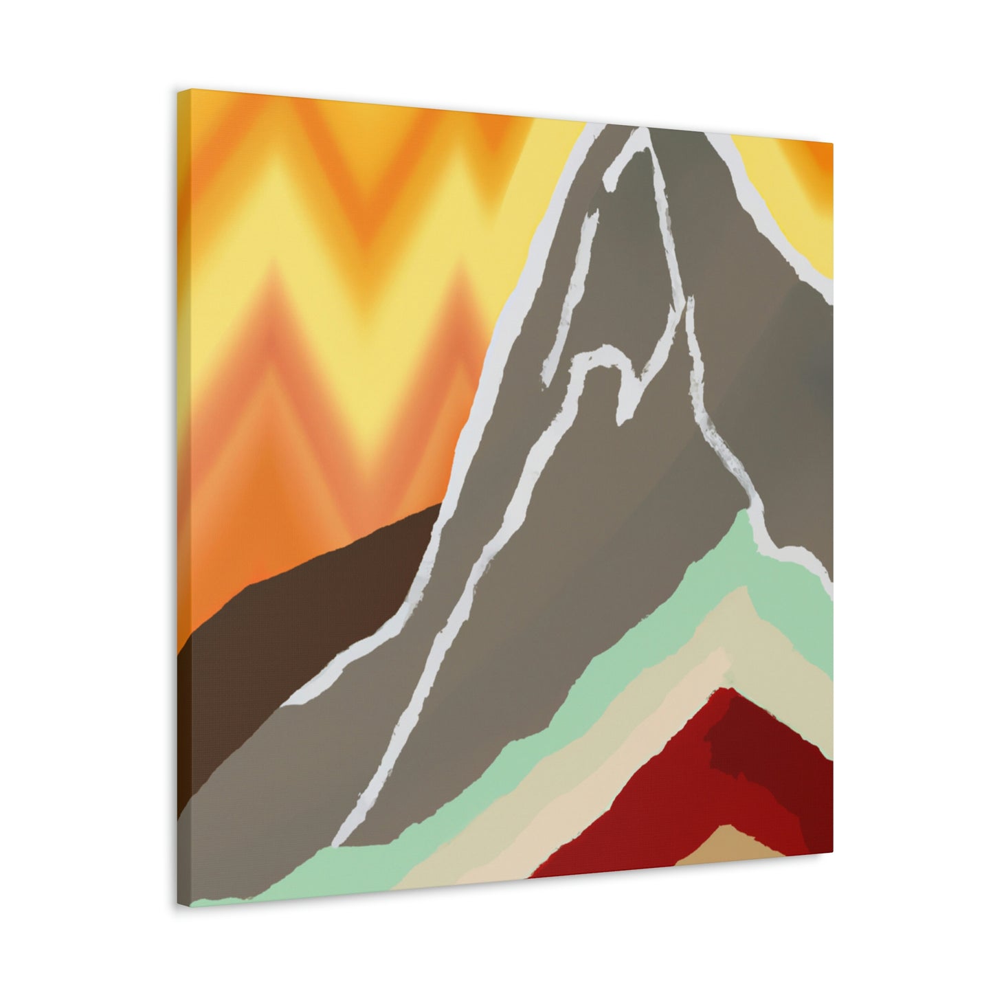 "Mountainous Abstract Dream" - Canvas