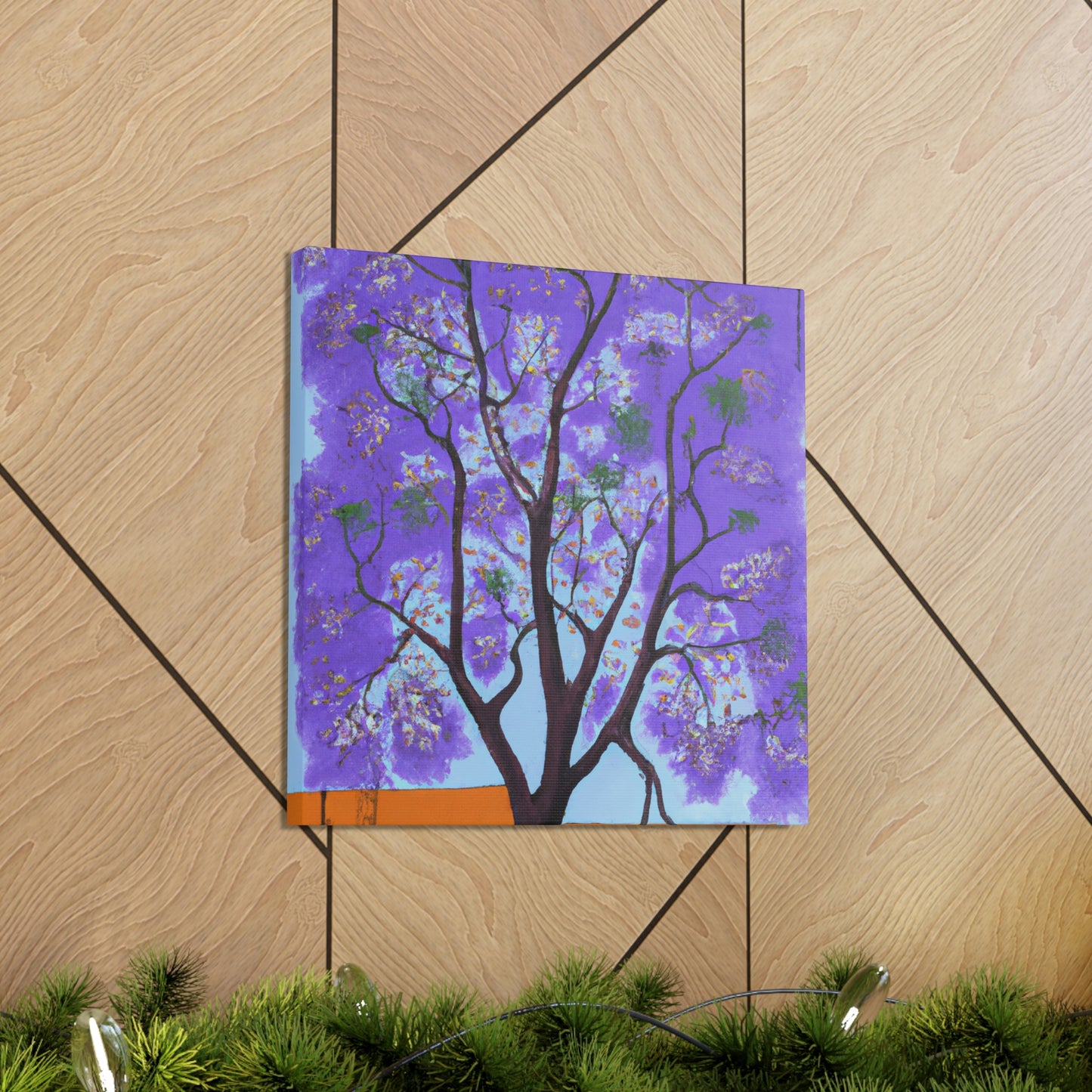 Cascading Jacaranda Joy - Canvas