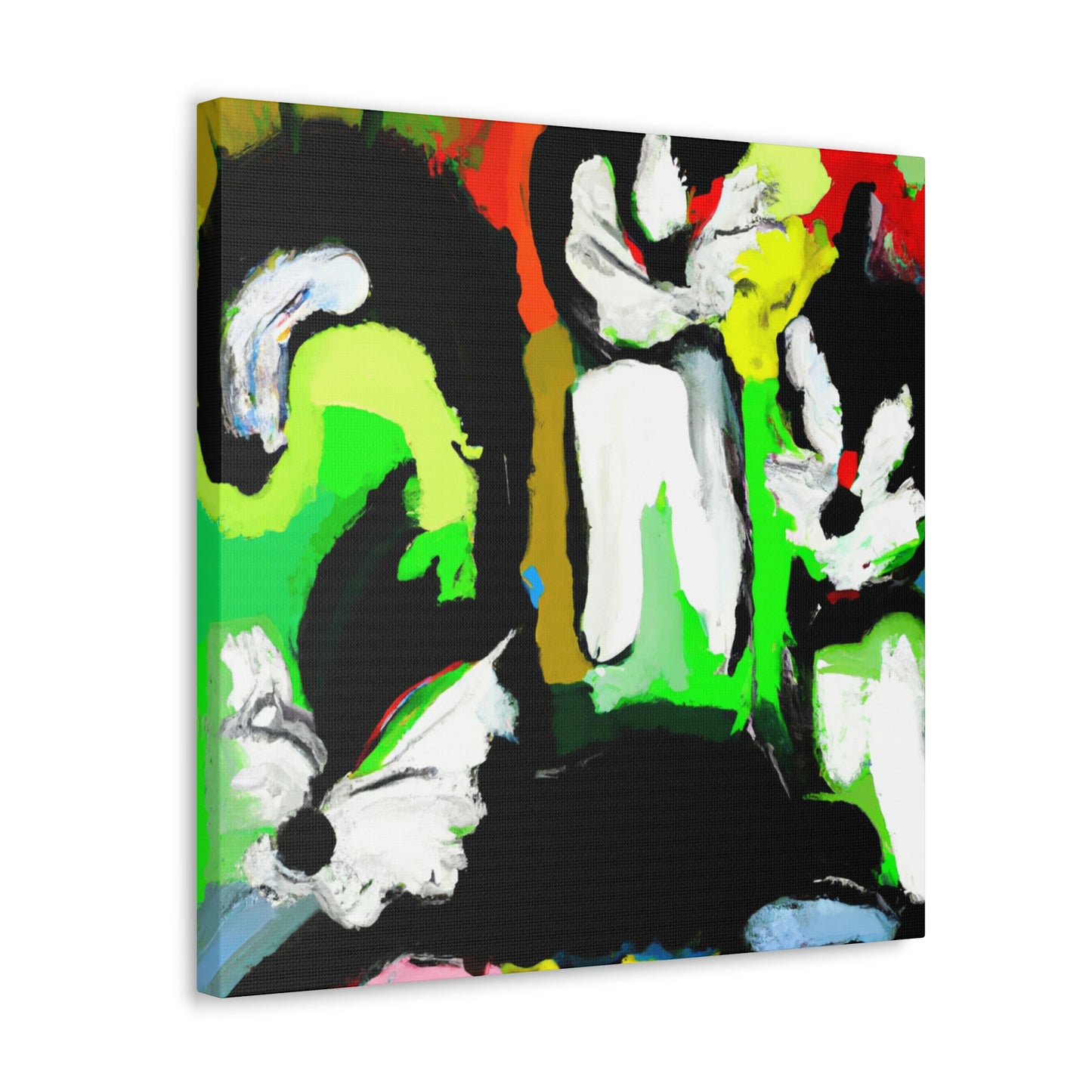 Skunks in Abstractstyle - Canvas