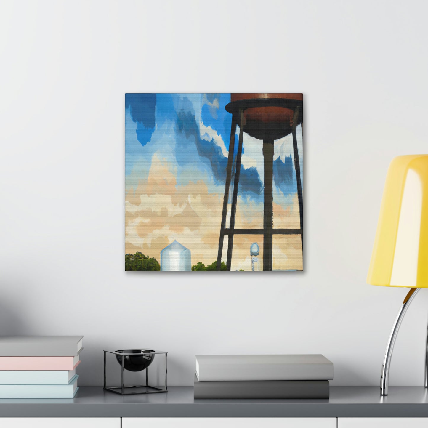 "Cityscape Monumental Towers" - Canvas