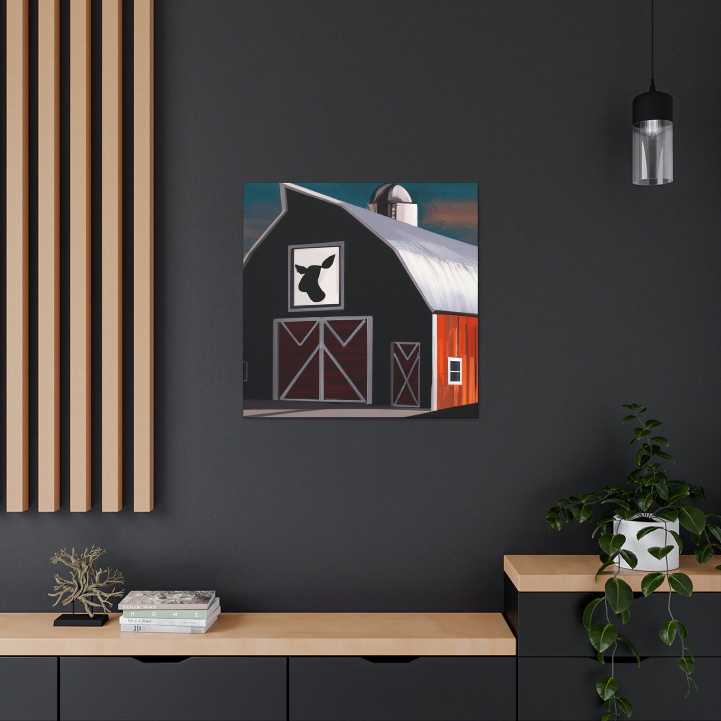 "Barn of Deco Dreams" - Canvas