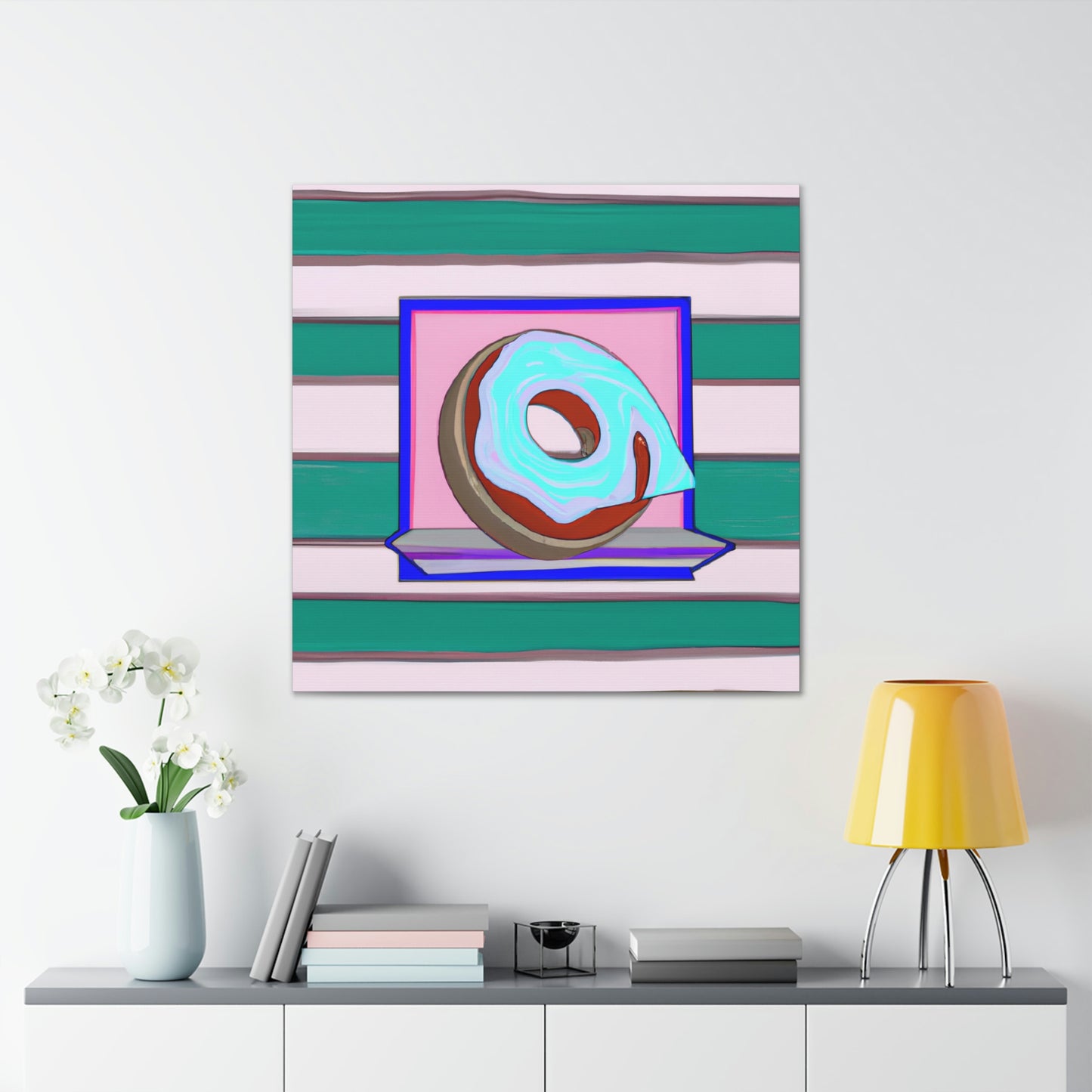 "Doughnuts in Deco-vation" - Canvas