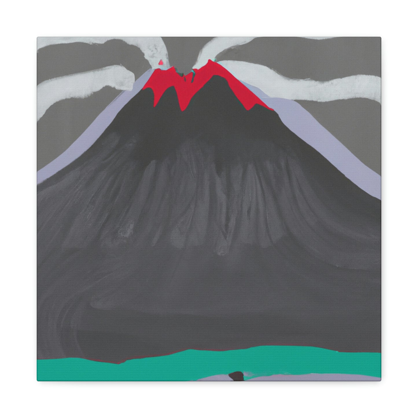 Volcano's Blazing Glory - Canvas