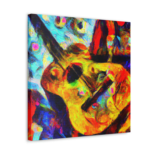 "Guitar Strummed Harmony" - Canvas