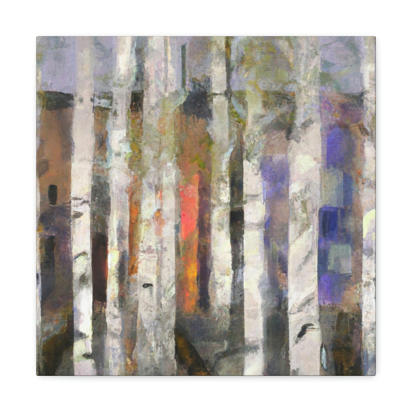 Birch Trees in Bloom - Canvas