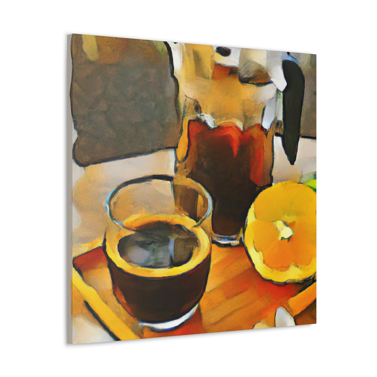 Coffee in Fauvism - Canvas