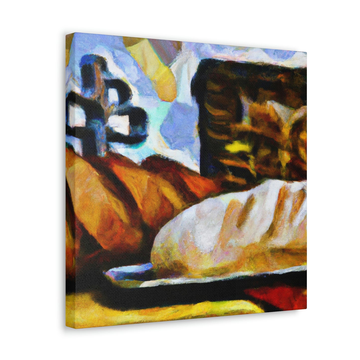 "Bread in Post-Impressionism" - Canvas