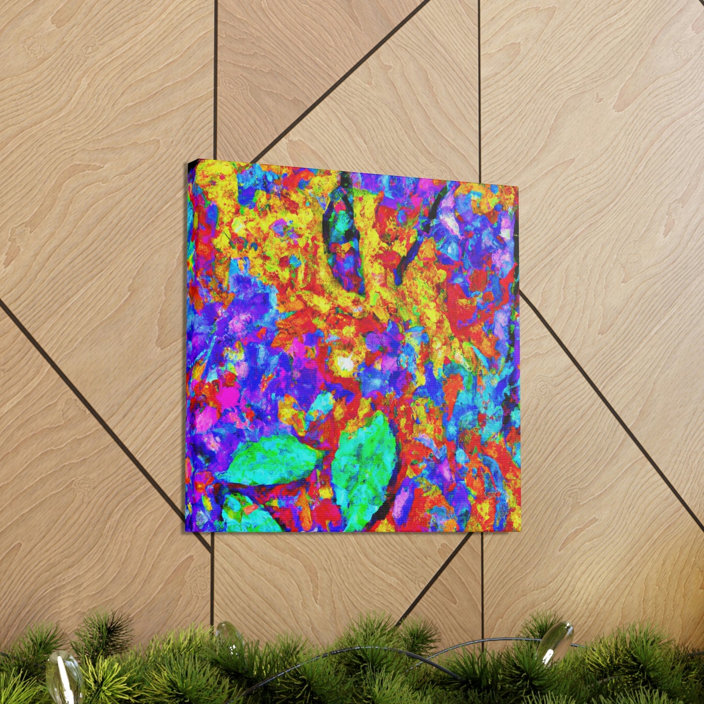 Clashing Stormy Tendrils - Canvas