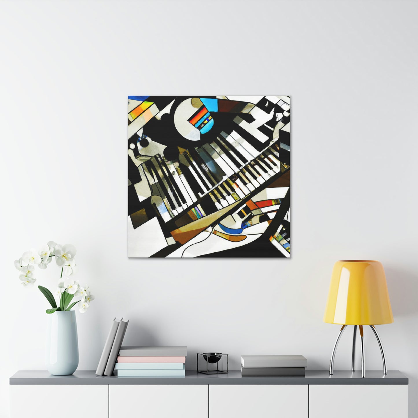 "Piano Sonata in Blue" - Canvas