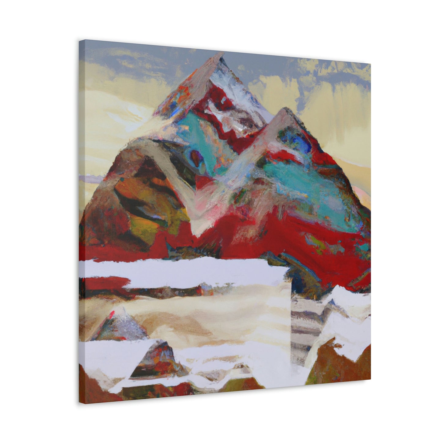 Mountain Night Sky - Canvas