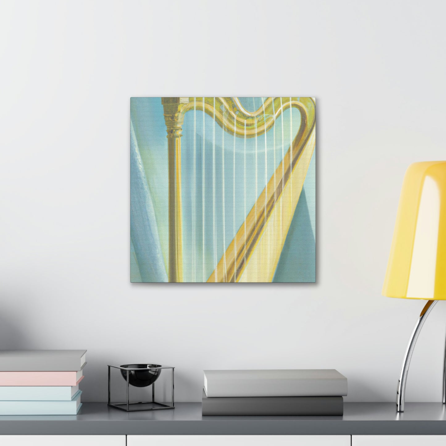 "Harp in Art Deco" - Canvas