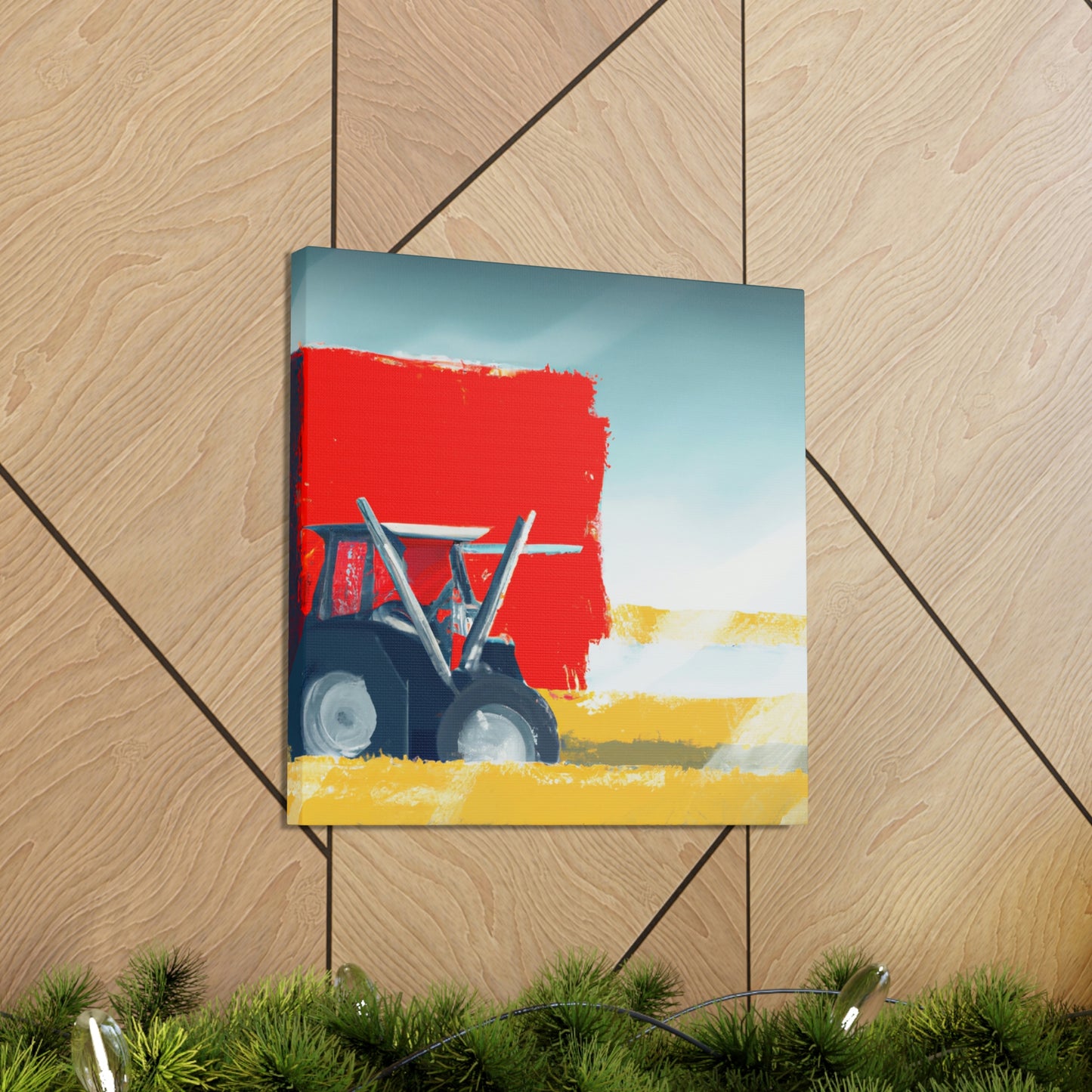 "The Hay Baler's Form" - Canvas