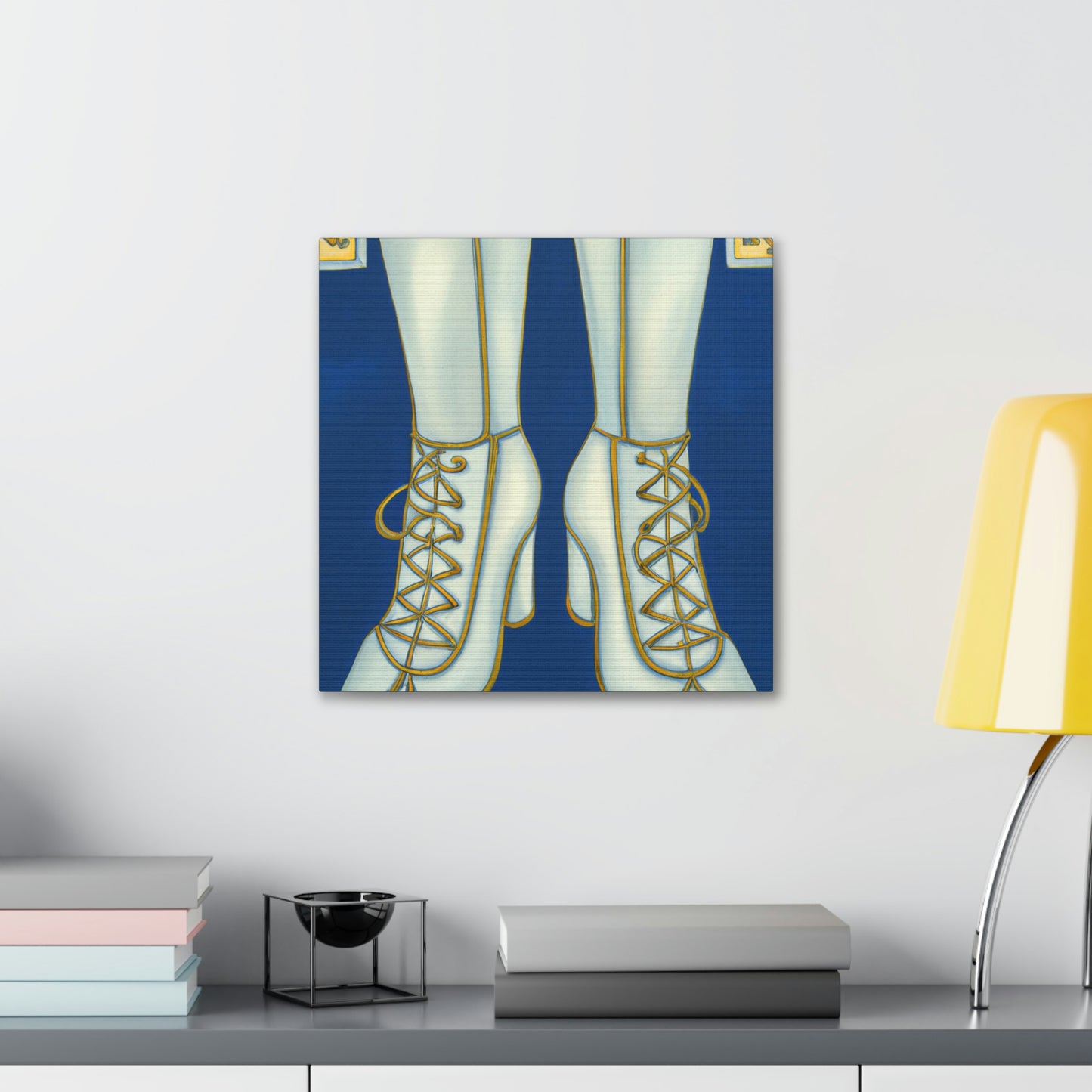 "Boots of Glittering Jazz" - Canvas