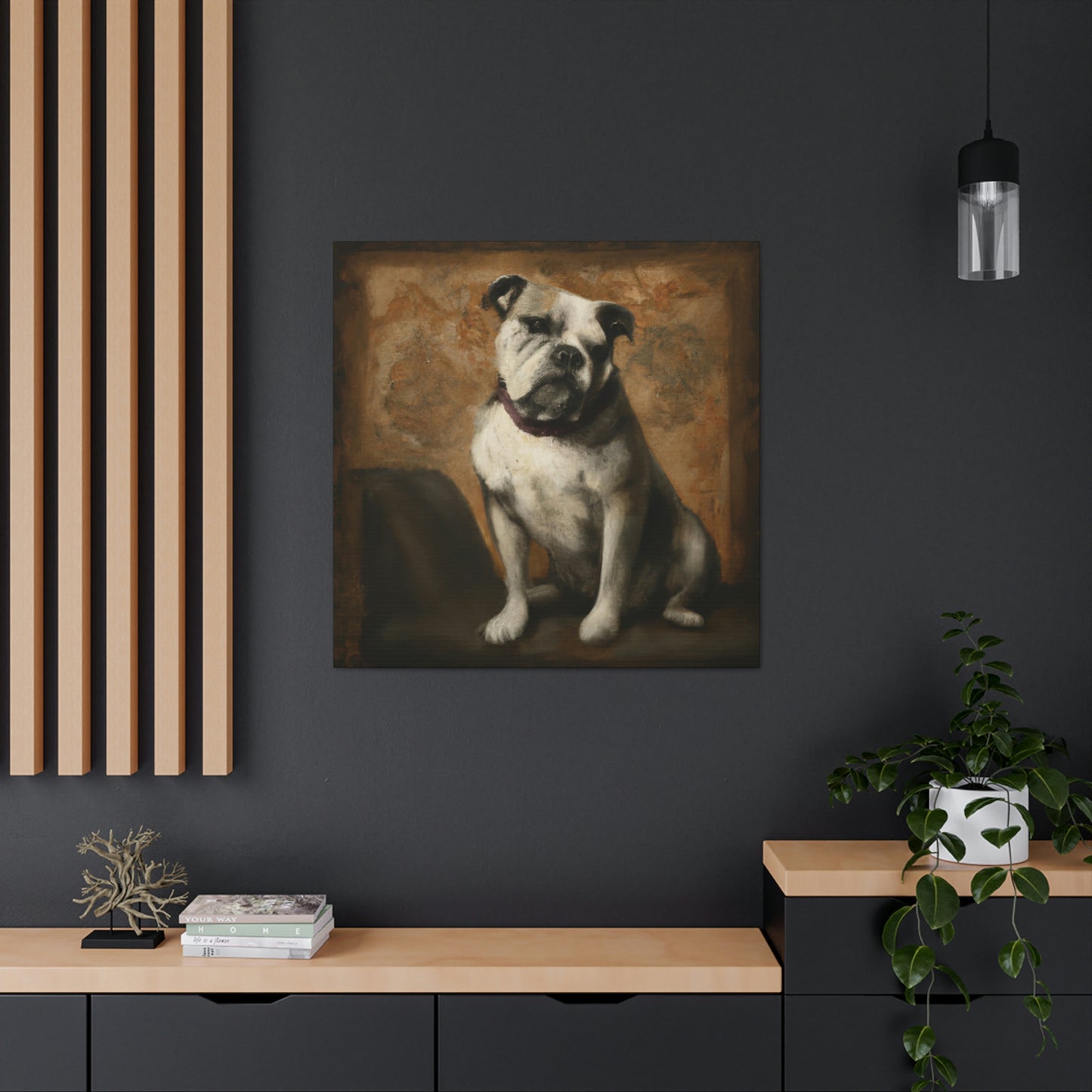 "Bulldog of Baroque" - Canvas