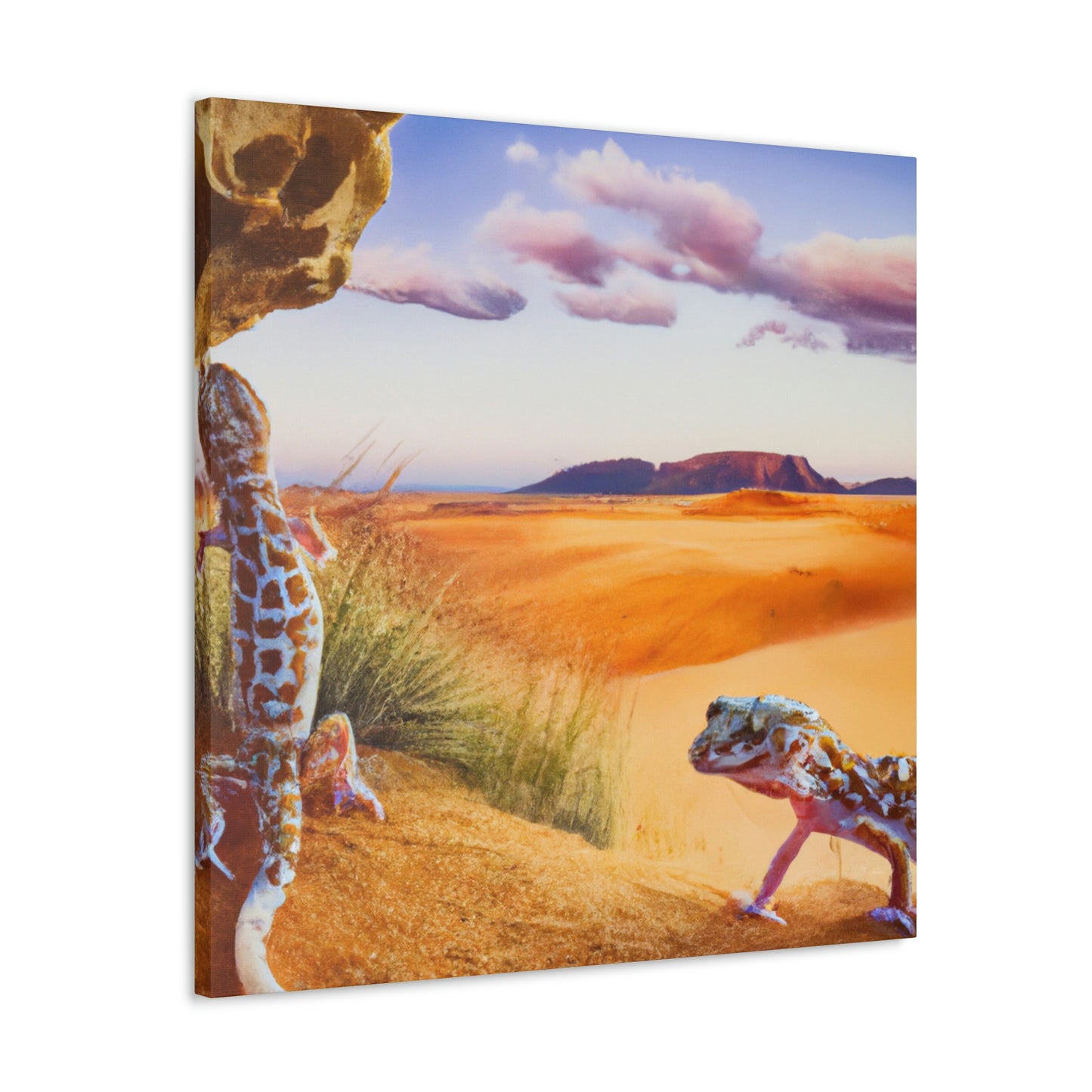 Dreamy Leopard Gecko - Canvas