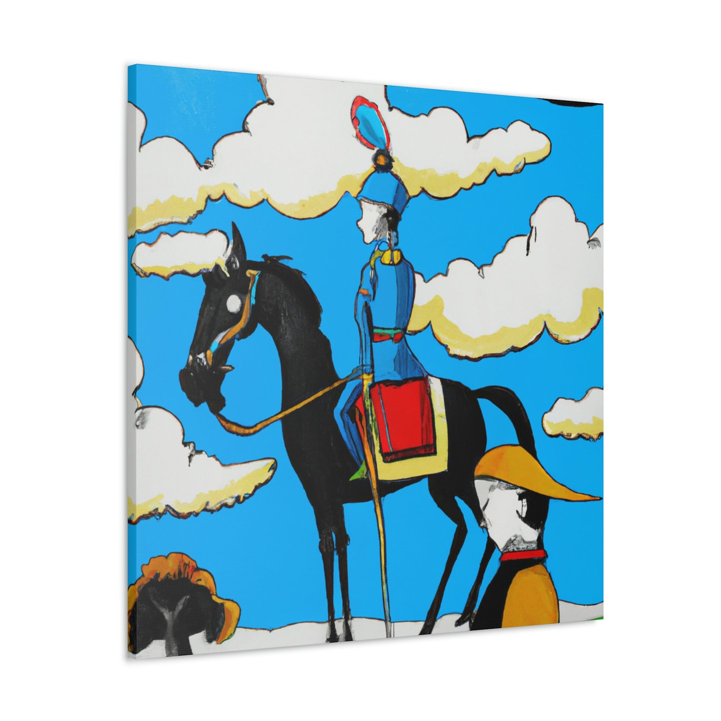 Cavalryman's Surreal Dream - Canvas