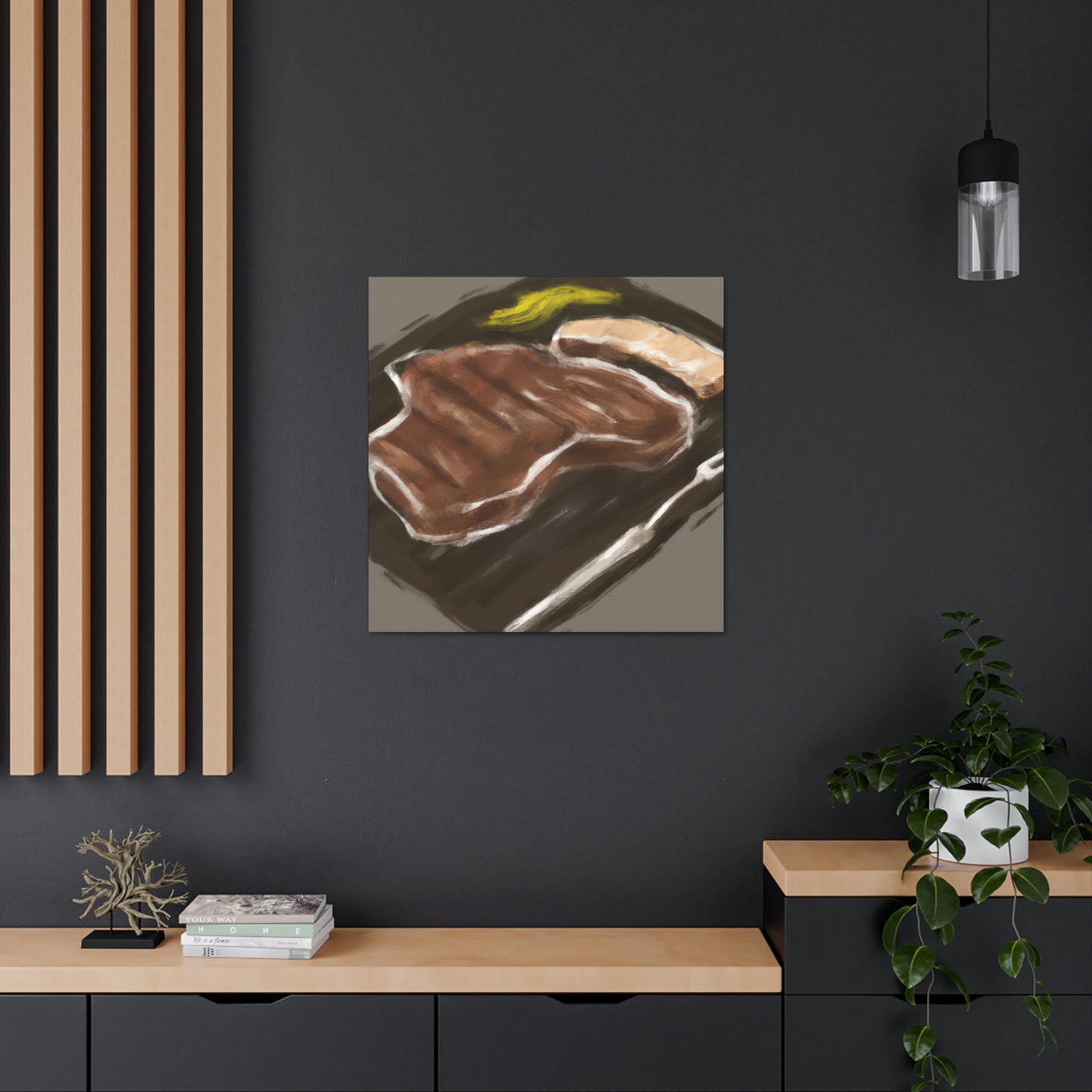 "Steak Barbecue Delights" - Canvas