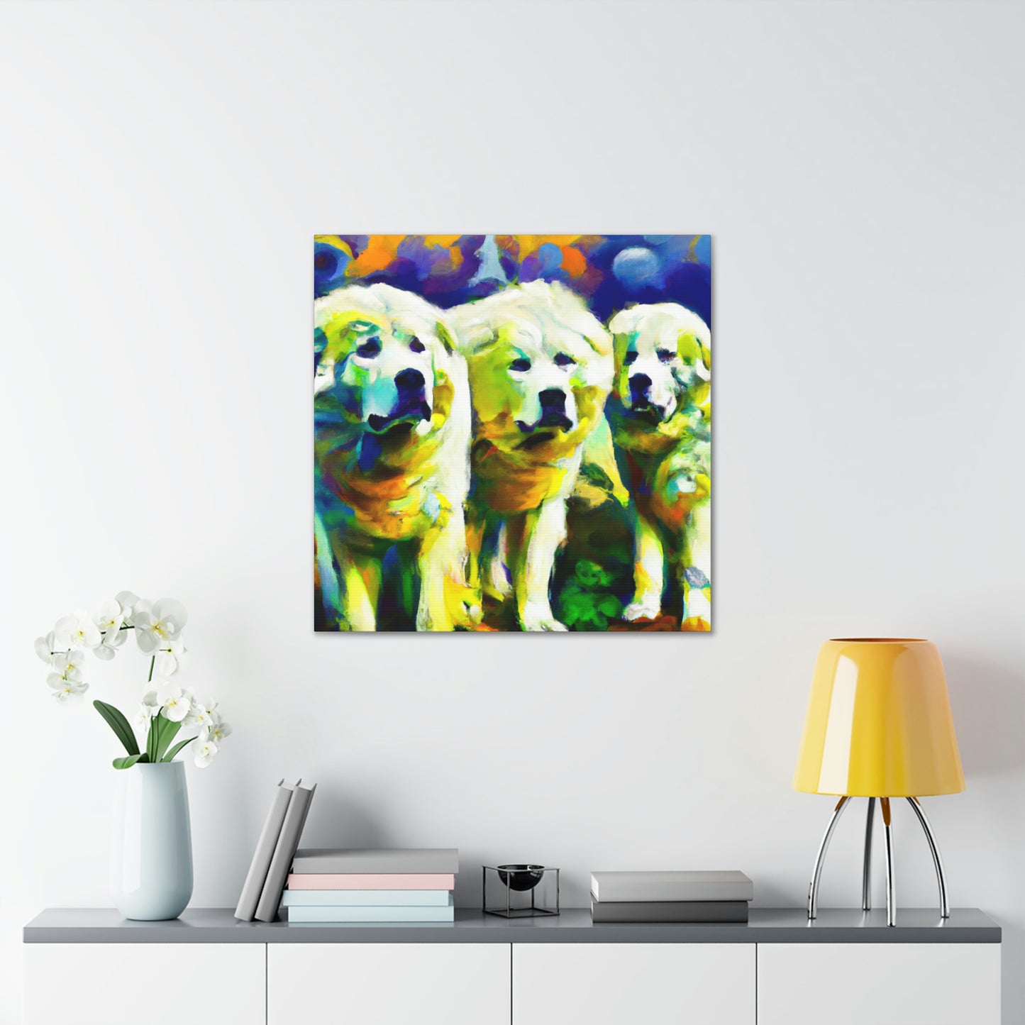 Great Pyrenees Mystery - Canvas