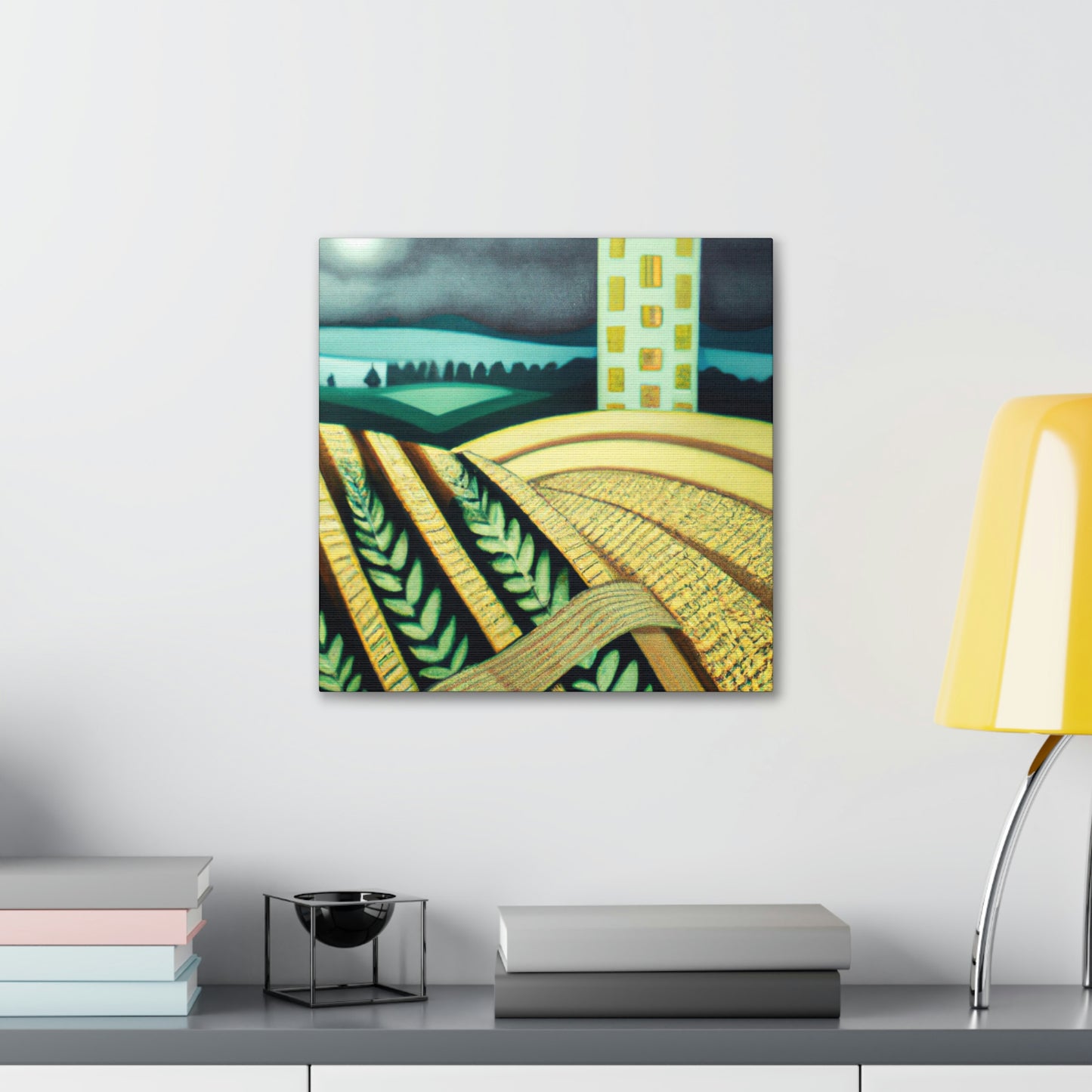 "Tranquil Wheat Harvest" - Canvas