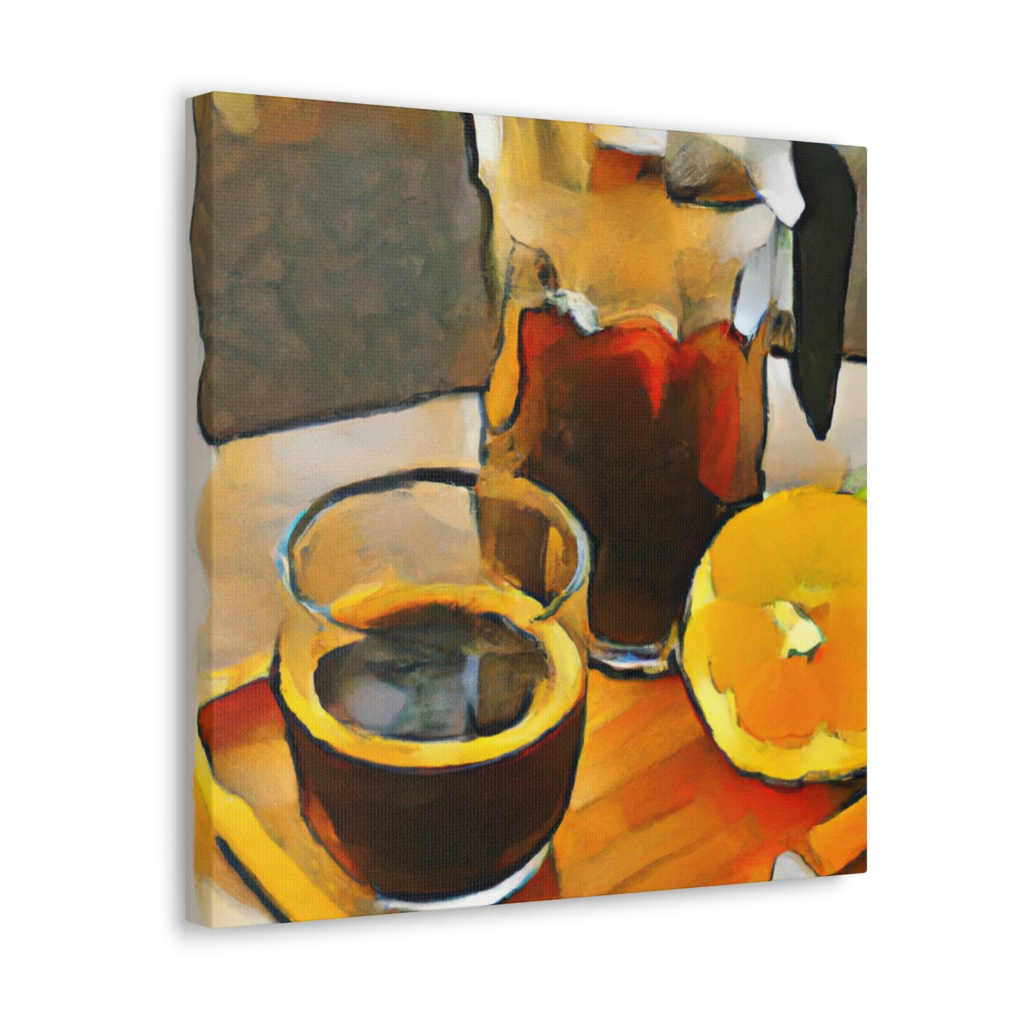 Coffee in Fauvism - Canvas