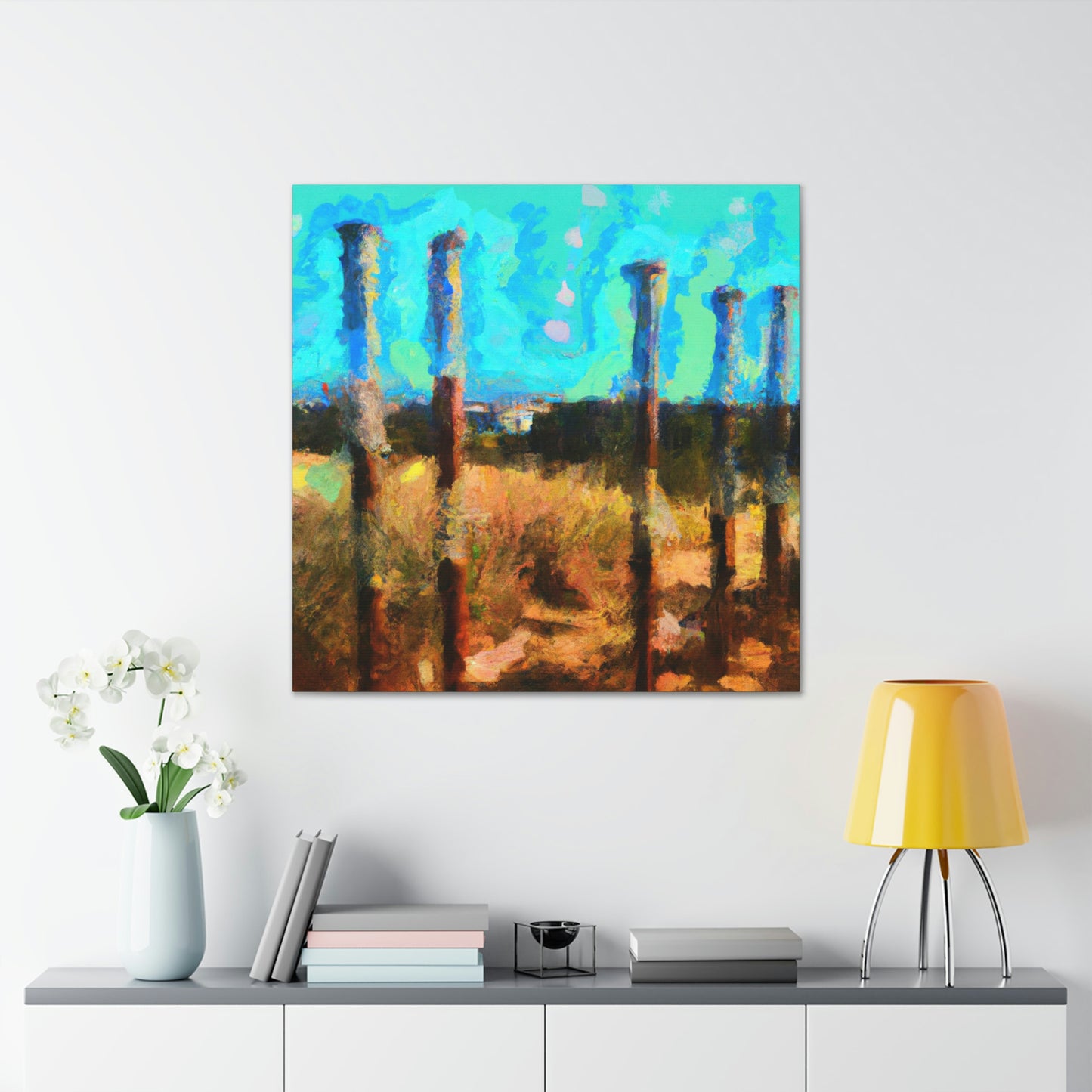 "The Verdant Hills of Summer" - Canvas