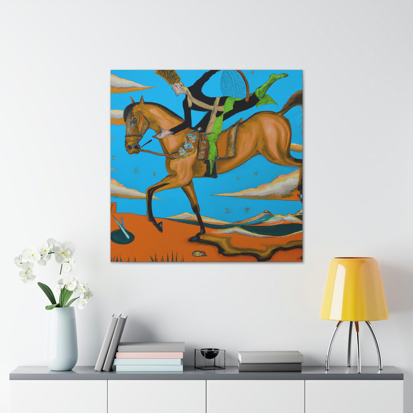 Cavalryman's Dream Vision - Canvas