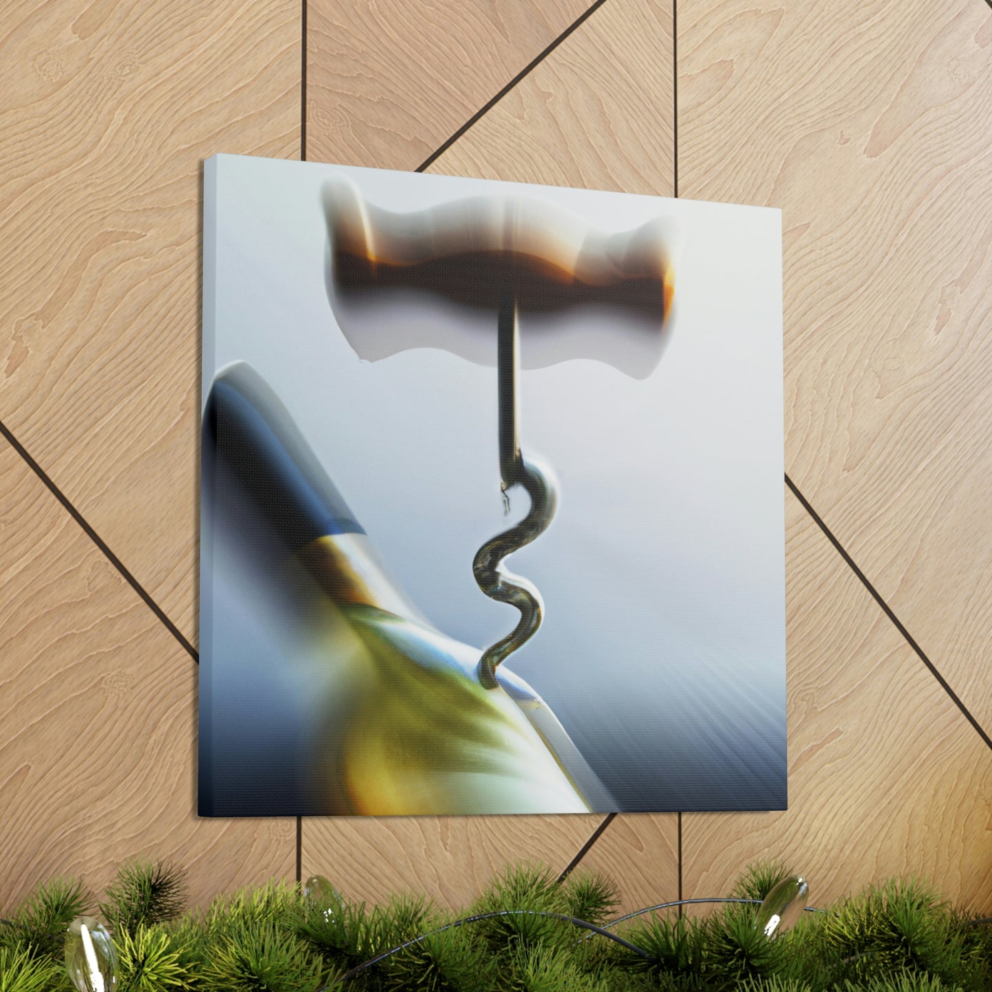 "Corkscrew in Abstract Art" - Canvas