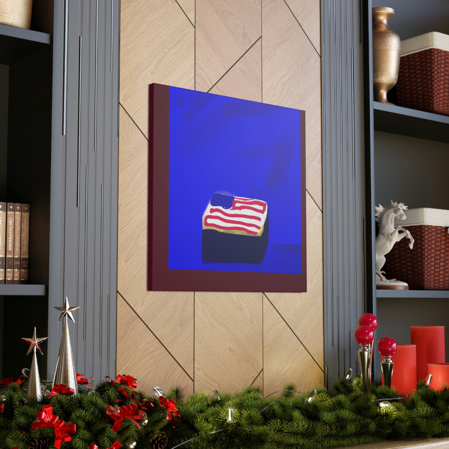 Red, White, Blue. - Canvas