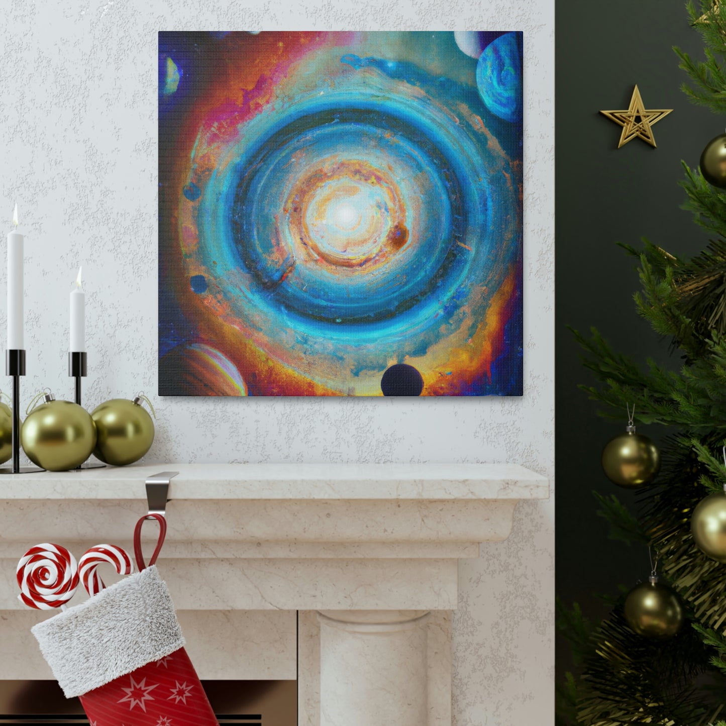 Celestial Map Splendor - Canvas