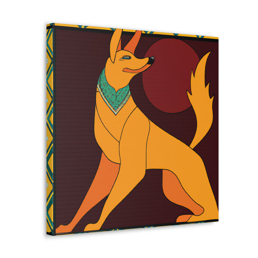 "Dhole's Deco Dream" - Canvas