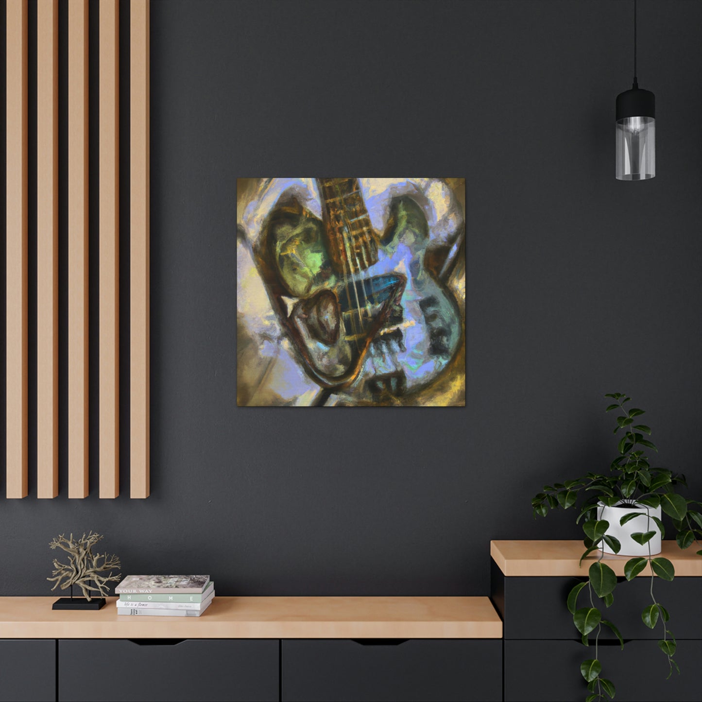 "Bass Guitar Symphony" - Canvas