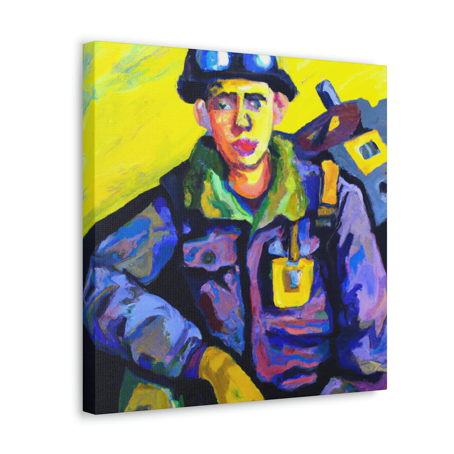 "Stoic Bomb Disposer" - Canvas