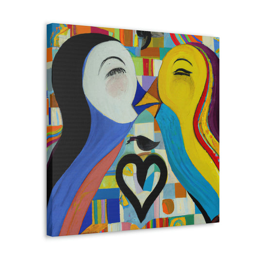 Loving Duo Portrait - Canvas