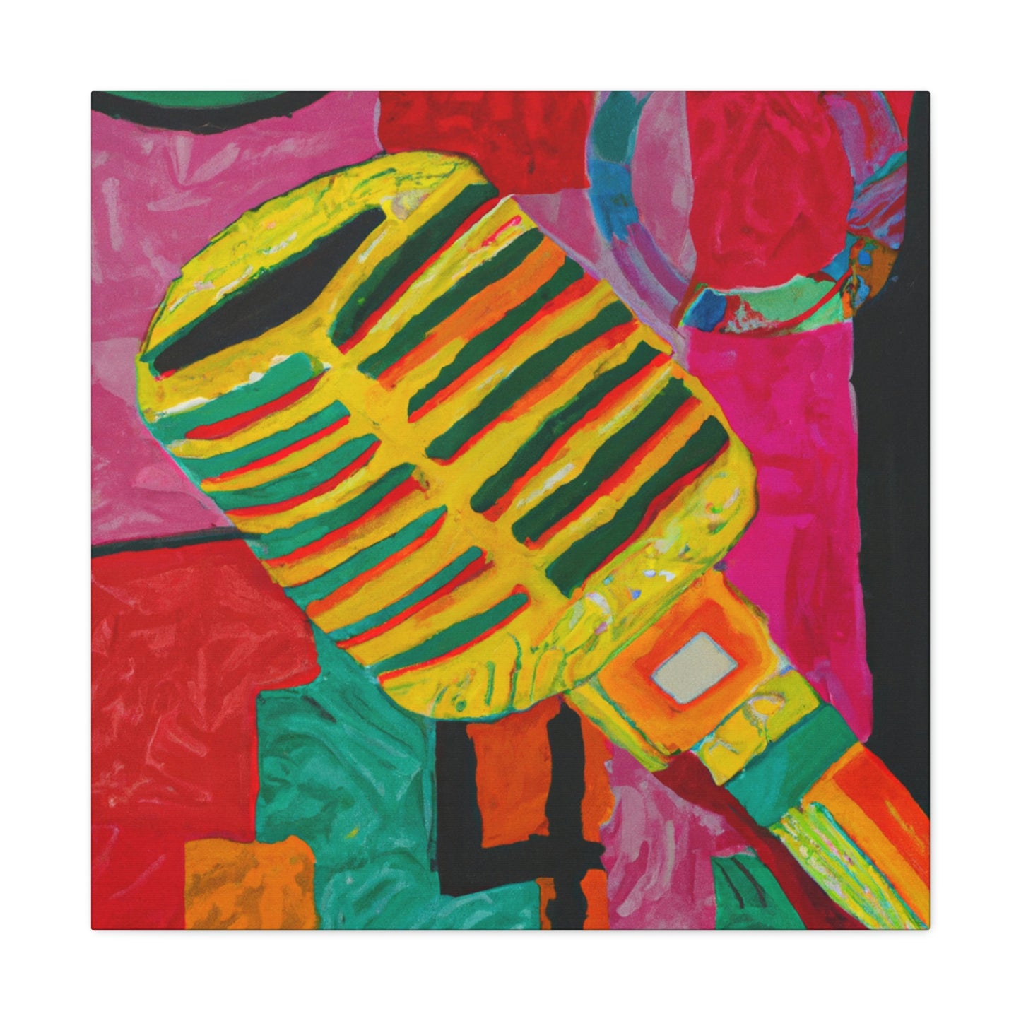 "Voice of the Microphone" - Canvas