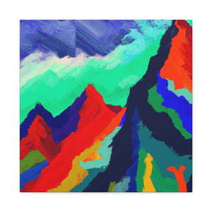 Mountain Majesty Abstract - Canvas