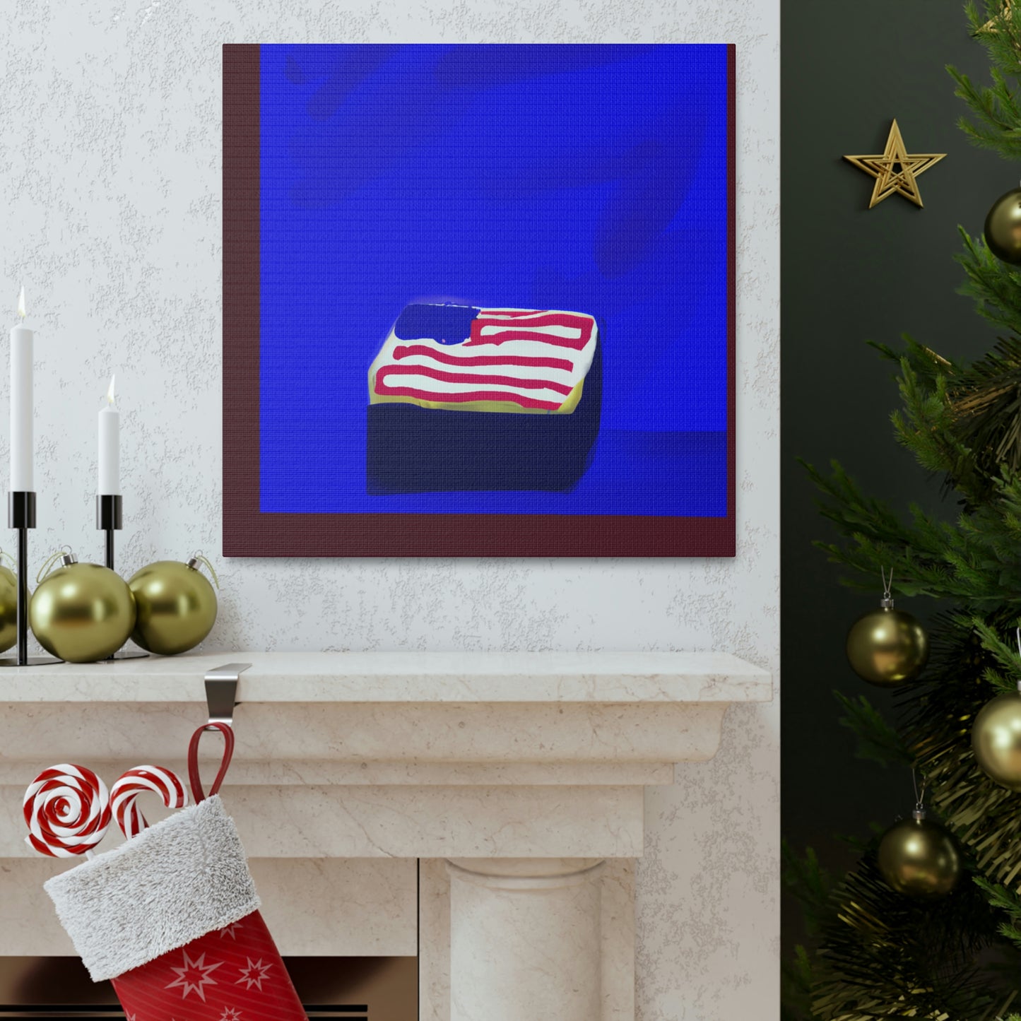 Red, White, Blue. - Canvas