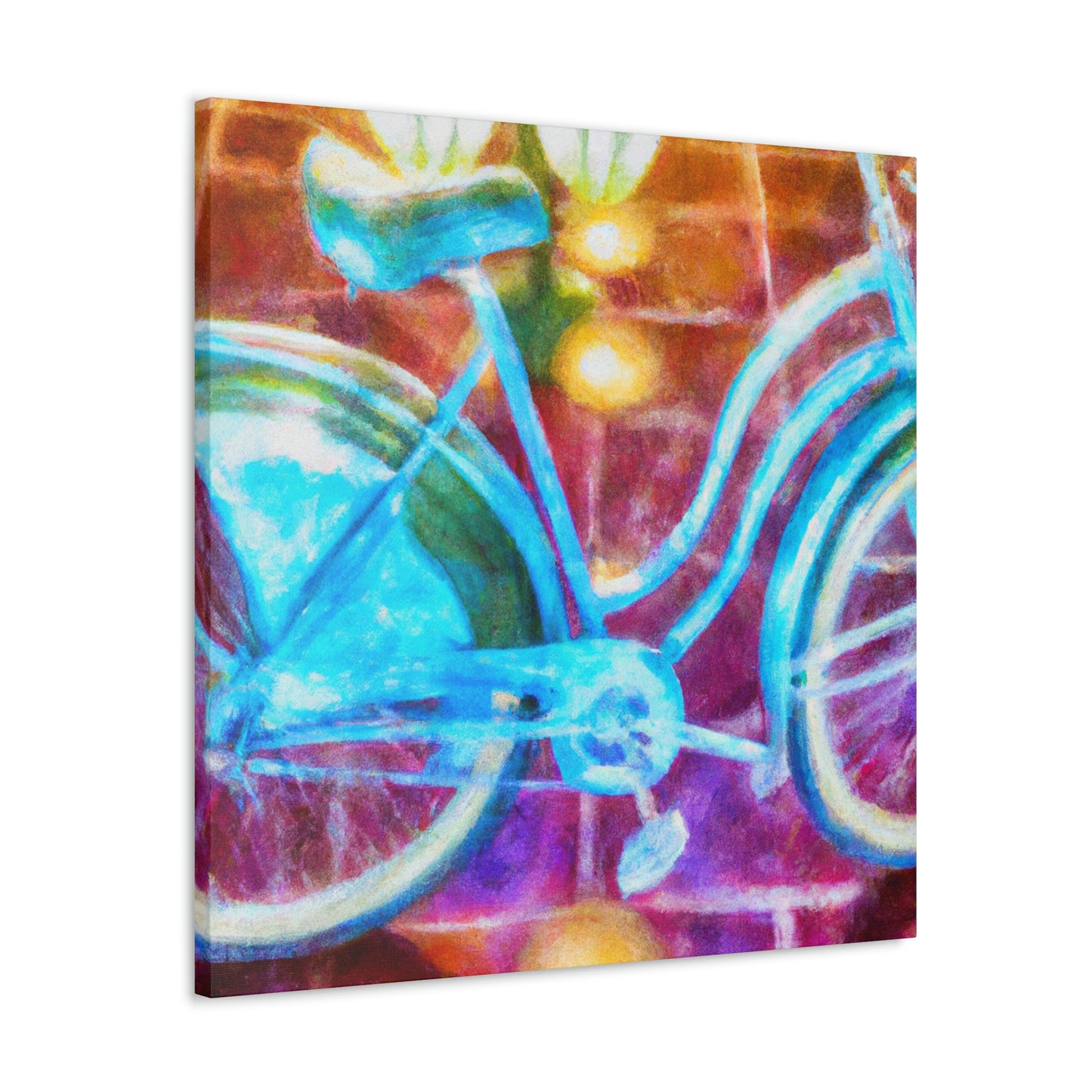 "Riding in Style: Bike" - Canvas