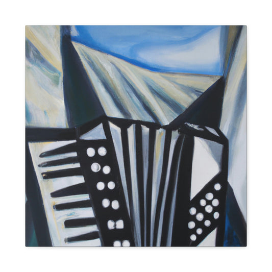 Accordion in Expressionism - Canvas