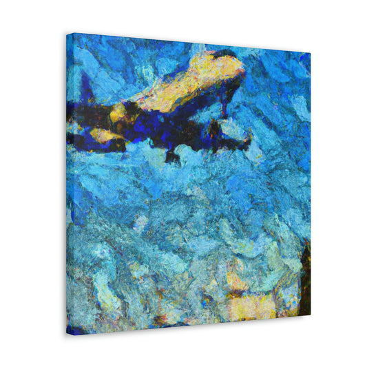 Aerial Flight Overhead - Canvas