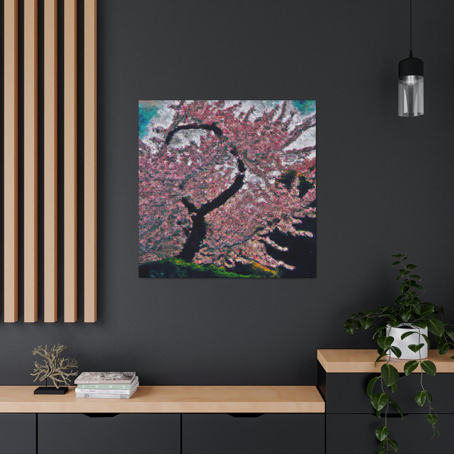 Cherry Blossom Reflection - Canvas