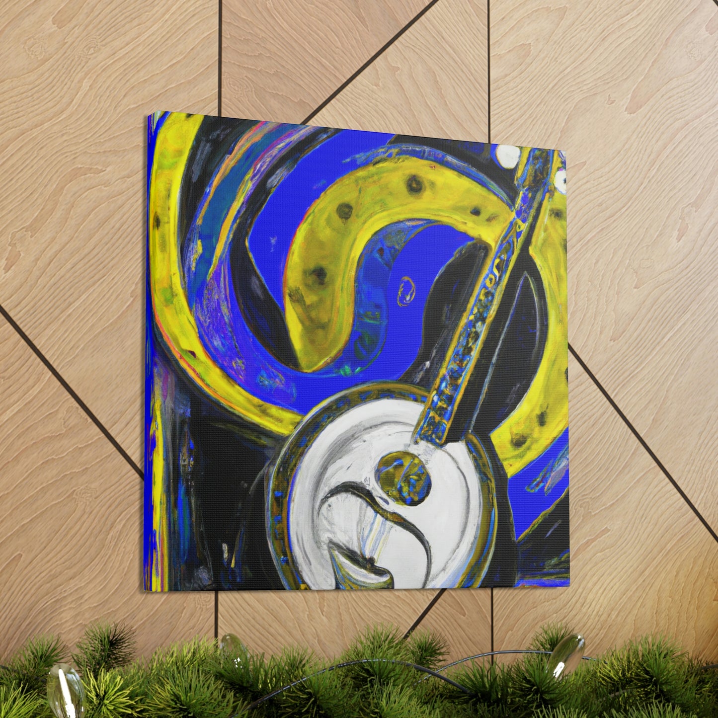 "The Banjo Illustration" - Canvas