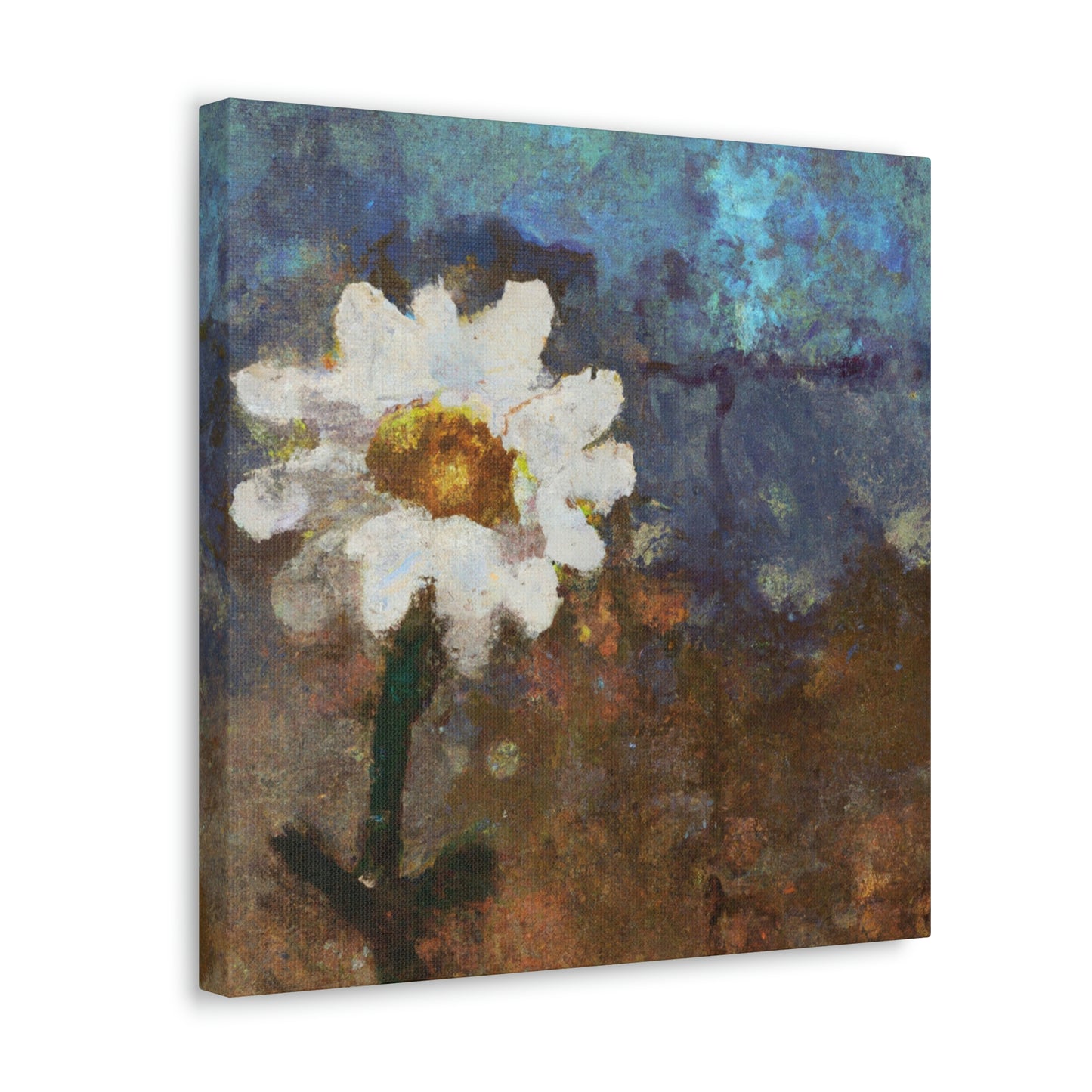 Daisy in Digital Bloom - Canvas