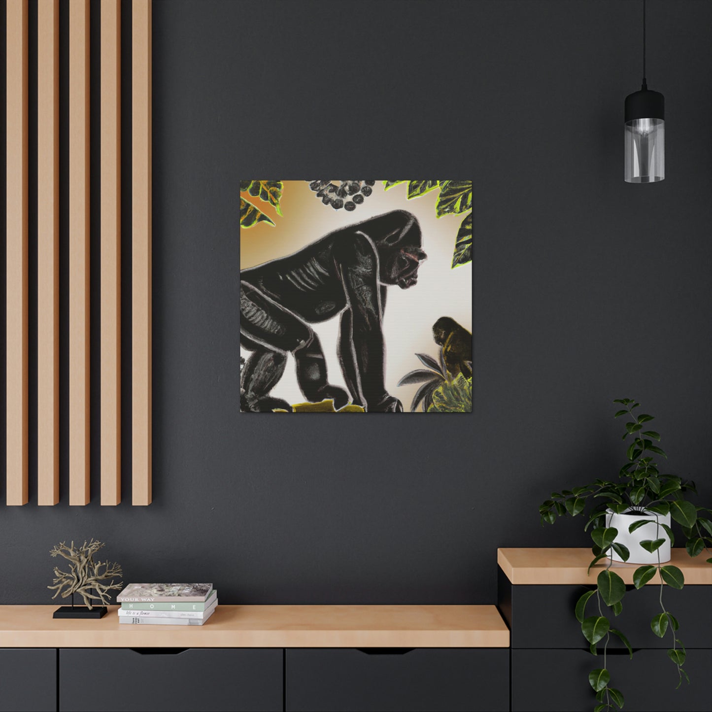 Gorilla in Baroque - Canvas